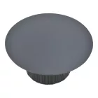 Canicule I pakoworld table, solid acacia wood in black shade, D80x40cm