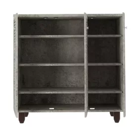   Shoe cabinet SANTΟ pakoworld 16 pairs antique anthracite 89.5x34.5x91.5cm