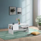 Coffee table Naya pakoworld in white color 93x46x43cm