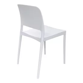 Chair Fenxy pakoworld pp in white color 38x42x77cm
