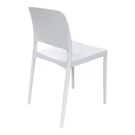 Chair Fenxy pakoworld pp in white color 38x42x77cm