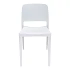 Chair Fenxy pakoworld pp in white color 38x42x77cm