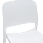 Chair Fenxy pakoworld pp in white color 38x42x77cm