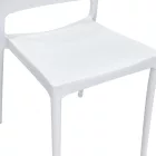 Chair Fenxy pakoworld pp in white color 38x42x77cm