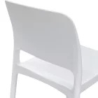 Chair Fenxy pakoworld pp in white color 38x42x77cm