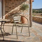 Chair Tade pakoworld metal in champagne color 54x58x73cm