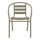 Chair Tade pakoworld metal in champagne color 54x58x73cm