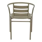 Chair Tade pakoworld metal in champagne color 54x58x73cm