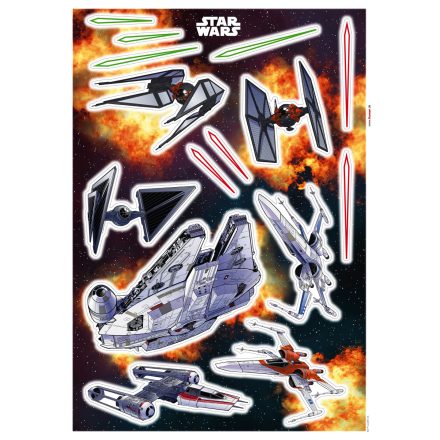 Star Wars űrhajó, falmatrica