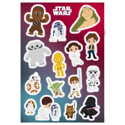 Star Wars Kis Hősök, falmatrica