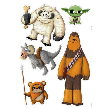 Star Wars barátságos Szörnyek, falmatrica