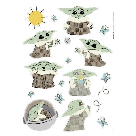 Star Wars A Mandalóri Grogu Napfény, falmatrica