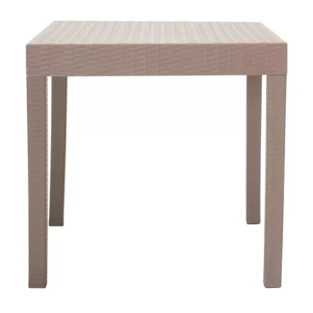 Gabi pakoworld PP table mocha color 80x80x77cm