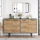 Sideboard Jethro pakoworld sonoma-cement 138x40x73cm