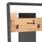 Sciove pakoworld entrance furniture in anthracite-natural shade 70x40x200cm