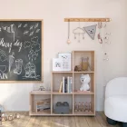 Bookcase Schody pakoworld in oak shade 105.5x29.2x107cm