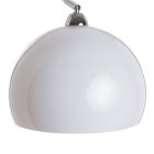 Floor lamp Fenxi pakoworld metal in white-silver color 105x30x178εcm