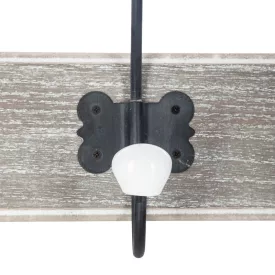   Coat hook Holden pakoworld mdf in antique natural color 19.5x9x60.5cm