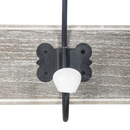 Coat hook Holden pakoworld mdf in antique natural color 19.5x9x60.5cm