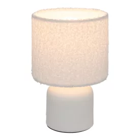 Table lamp Jela pakoworld in white color D14x22cm
