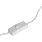 Table lamp Jela pakoworld in white color D14x22cm