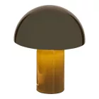 Table lamp Mushi pakoworld metal in khaki color D20x24,5cm