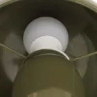 Table lamp Mushi pakoworld metal in khaki color D20x24,5cm