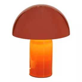   Table lamp Mushi pakoworld metal in terracotta color D20x24,5cm