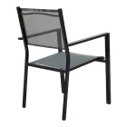 Garden dining room Nares-Moly set 7pcs pakoworld aluminum anthracite-textilene gray