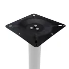 Table base bar Staid  pakoworld metal white-black 40x40x94cm