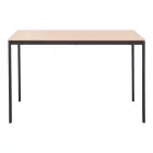 Faragio pakoworld metal table in natural - black shade 120x75x75cm