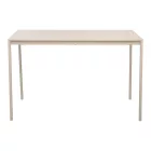 Faragio pakoworld metal table in grey- beige shade 120x75x75cm