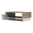 Dekost pakoworld coffee table in sonoma-white shade 105x50x32cm
