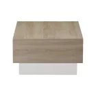 Dekost pakoworld coffee table in sonoma-white shade 105x50x32cm