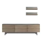 Kasia pakoworld living room set in beige marble-sonoma shade 180x35x48.5cm