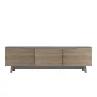 Kasandra pakoworld TV cabinet in beige marble-sonoma shade 180x35x48.5cm