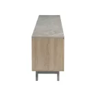 Kasandra pakoworld TV cabinet in beige marble-sonoma shade 180x35x48.5cm