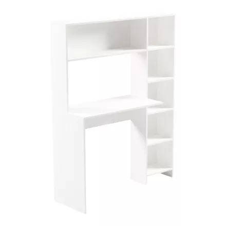 Janson pakoworld desk with bookcase in white 113.2x40x141.8cm