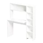Janson pakoworld desk with bookcase in white 113.2x40x141.8cm