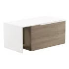 Extera pakoworld extendable coffee table in white-sonoma shade 100-160x50x45cm