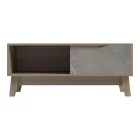 Judas pakoworld coffee table in beige marble-sonoma shade 90x45x38.5cm