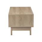 Judas pakoworld coffee table in black marble-sonoma shade 90x45x38.5cm