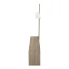 Delfina pakoworld living room set in sonoma and white color 190x40x199.5cm