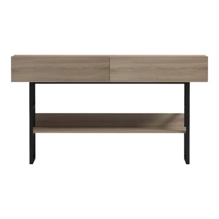 Console table Vien pakoworld in sonoma-black color 139x43x75.5cm