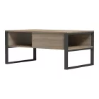 Coffee table Bendon pakoworld in sonoma-black color 100x60x44.5cm