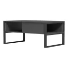 Coffee table Bendon pakoworld in anthracite-black color 100x60x44.5cm