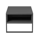Coffee table Bendon pakoworld in anthracite-black color 100x60x44.5cm