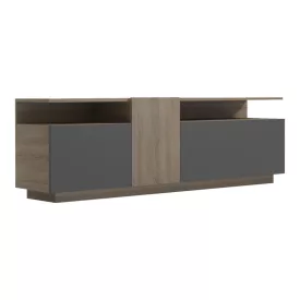   Tv stand Vendora pakoworld in sonoma-anthracite color 150x29.5x46.3cm