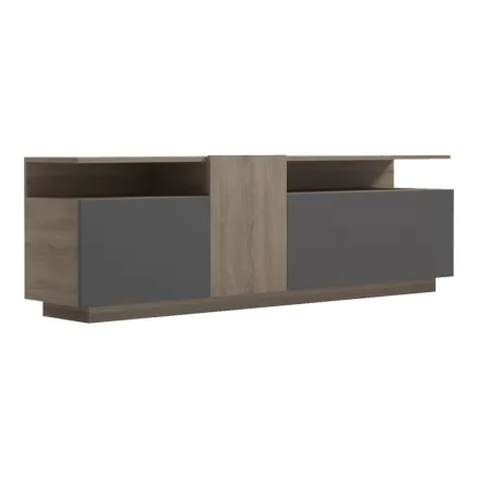 Tv stand Vendora pakoworld in sonoma-anthracite color 150x29.5x46.3cm