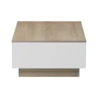 Coffee table Winey pakoworld in sonoma-white color 90x60x31.5cm